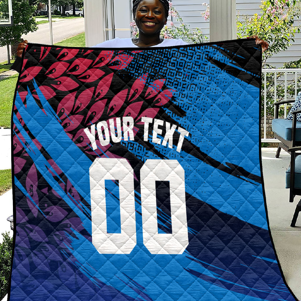 Personalized Antigua And Barbuda Cricket Quilt Falcons Mascot Sport Style
