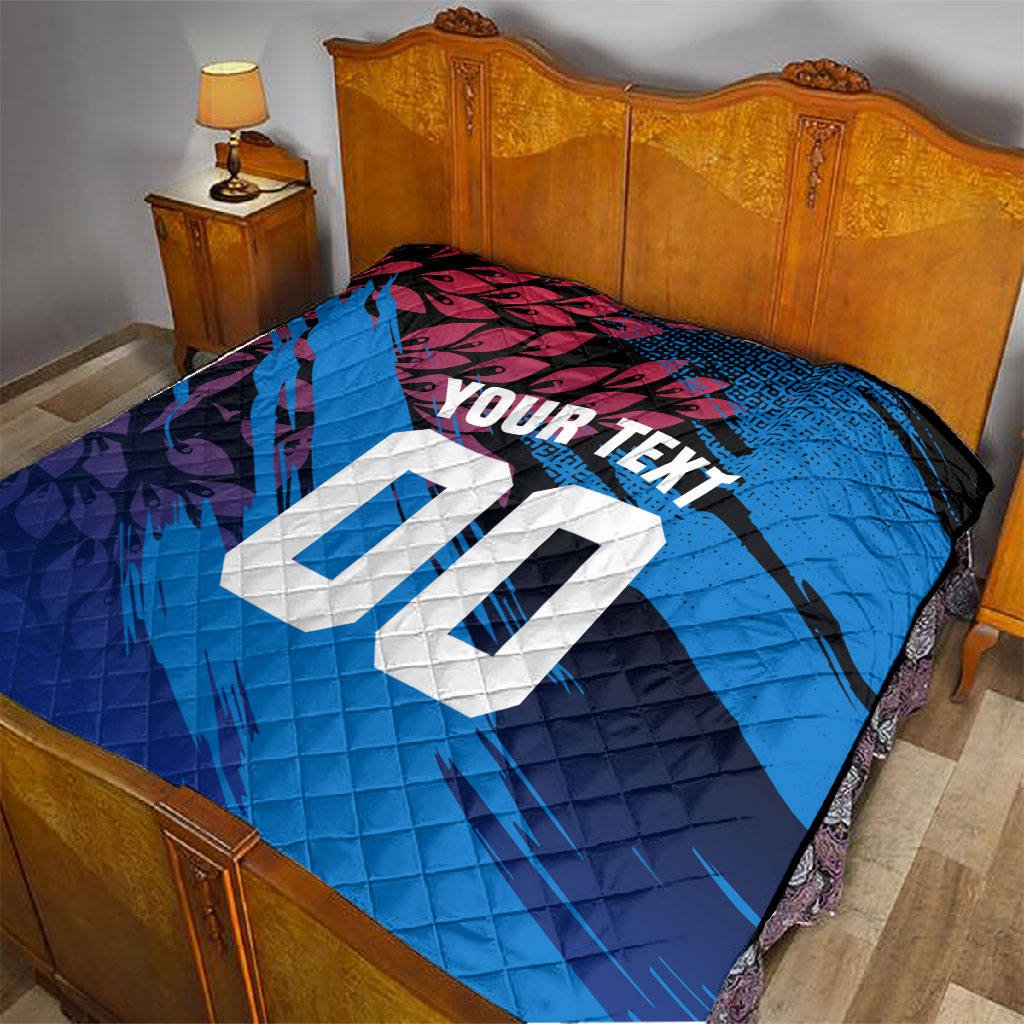 Personalized Antigua And Barbuda Cricket Quilt Falcons Mascot Sport Style