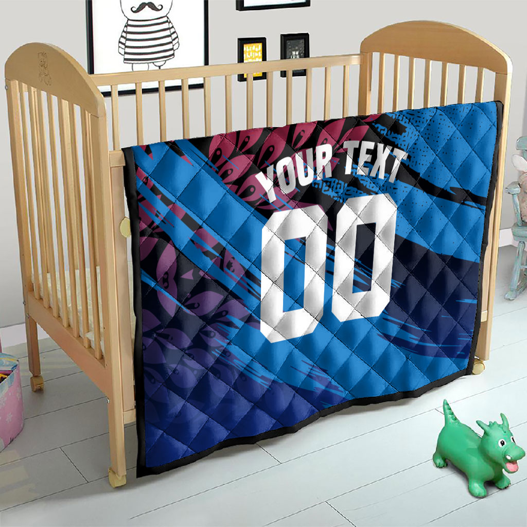 Personalized Antigua And Barbuda Cricket Quilt Falcons Mascot Sport Style