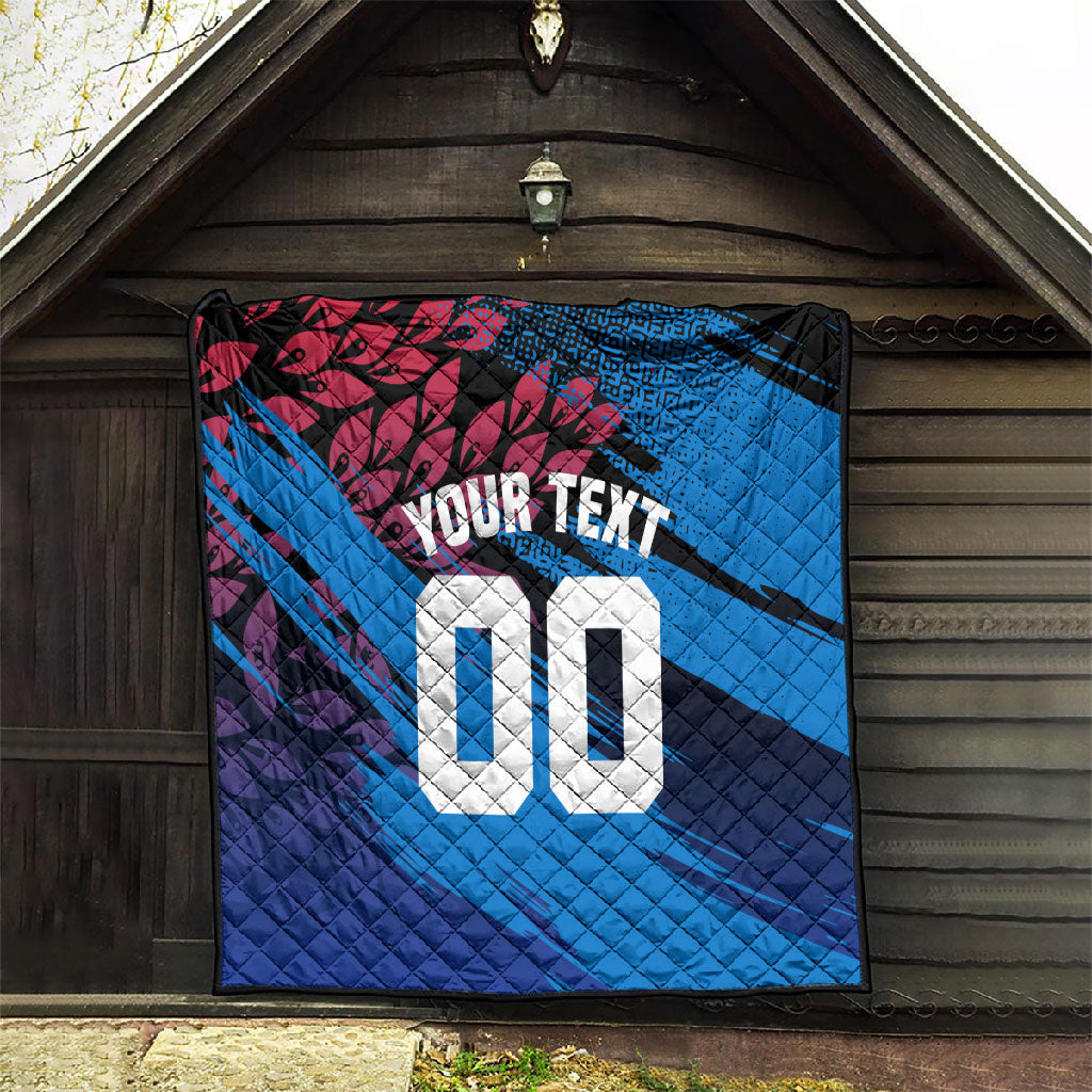 Personalized Antigua And Barbuda Cricket Quilt Falcons Mascot Sport Style