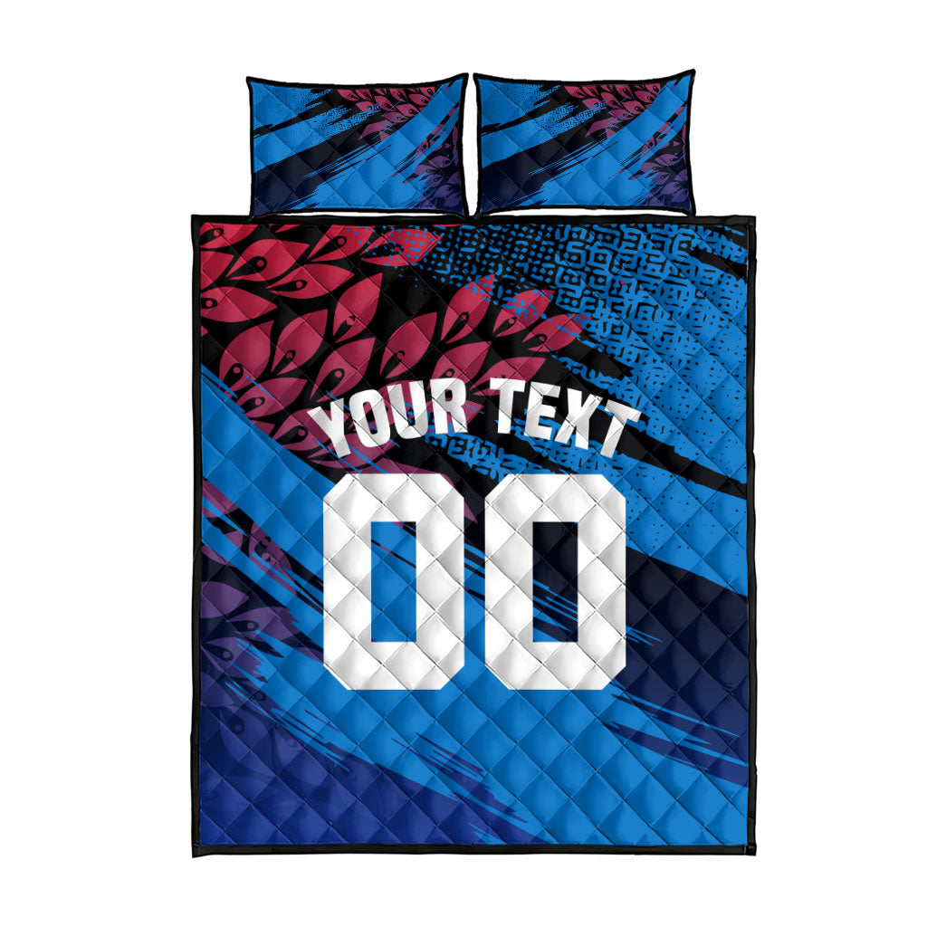 Personalized Antigua And Barbuda Cricket Quilt Bed Set Falcons Mascot Sport Style
