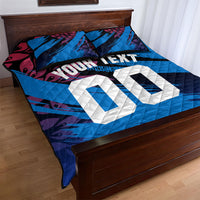 Personalized Antigua And Barbuda Cricket Quilt Bed Set Falcons Mascot Sport Style