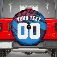 Personalized Antigua And Barbuda Cricket Spare Tire Cover Falcons Mascot Sport Style