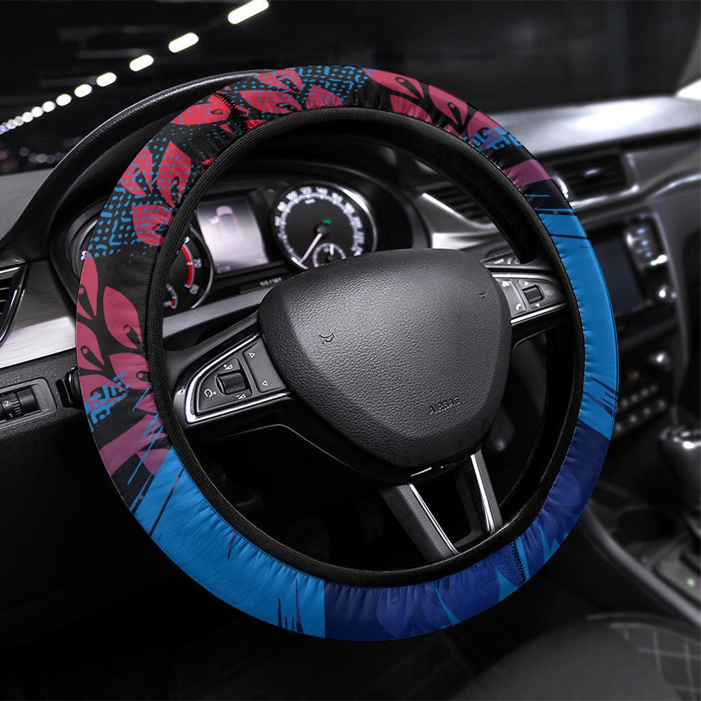 Antigua And Barbuda Cricket Steering Wheel Cover Falcons Mascot Sport Style