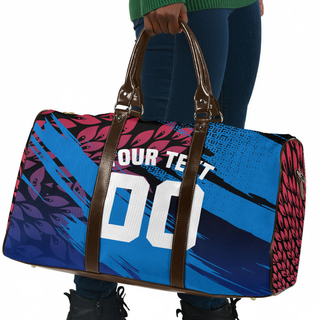 Personalized Antigua And Barbuda Cricket Travel Bag Falcons Mascot Sport Style