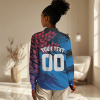 Personalized Antigua And Barbuda Cricket Women Casual Shirt Falcons Mascot Sport Style