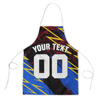 Personalized Antigua And Barbuda Cricket Apron Falcons Caribbean Lightning Abstract Graphic