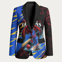 Personalized Antigua And Barbuda Cricket Blazer Falcons Caribbean Lightning Abstract Graphic