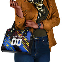 Personalized Antigua And Barbuda Cricket Shoulder Handbag Falcons Caribbean Lightning Abstract Graphic