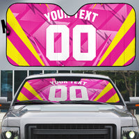 Personalized Barbados Tridents Auto Sun Shade Cricket Mascot Dynamic Anime Art