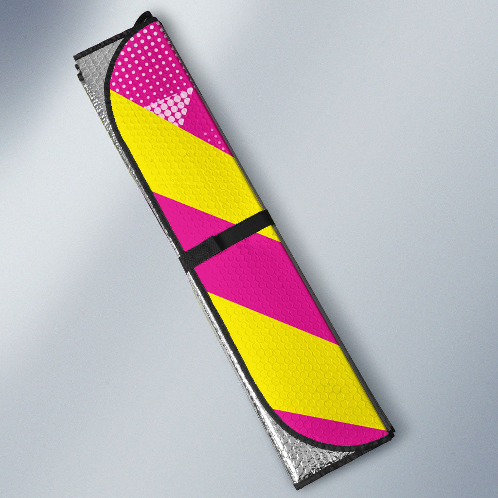 Personalized Barbados Tridents Auto Sun Shade Cricket Mascot Dynamic Anime Art