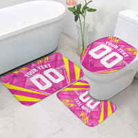 Personalized Barbados Tridents Bathroom Set Cricket Mascot Dynamic Anime Art