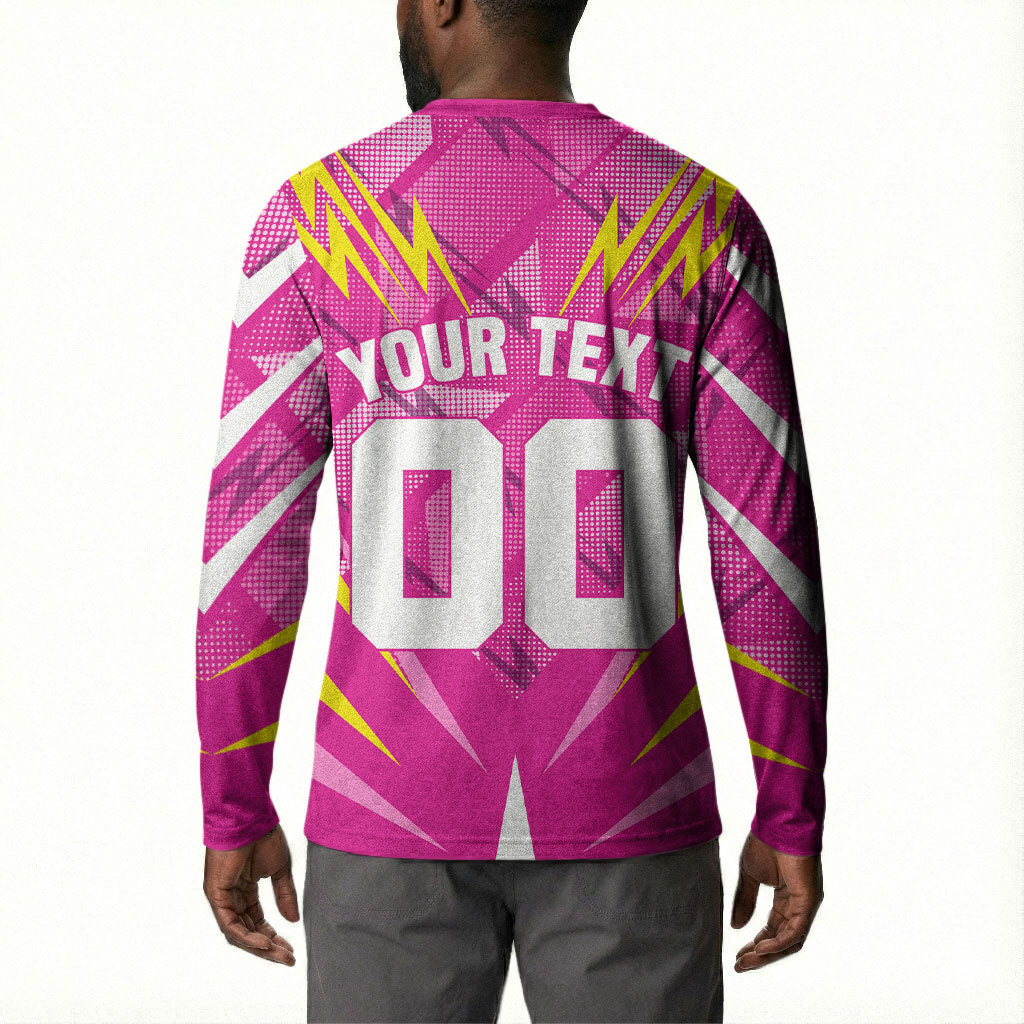 Personalized Barbados Tridents Button Sweatshirt Cricket Mascot Dynamic Anime Art