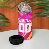 Personalized Barbados Tridents 4 in 1 Can Cooler Tumbler Cricket Mascot Dynamic Anime Art