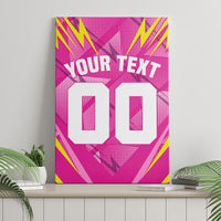 Personalized Barbados Tridents Canvas Wall Art Cricket Mascot Dynamic Anime Art
