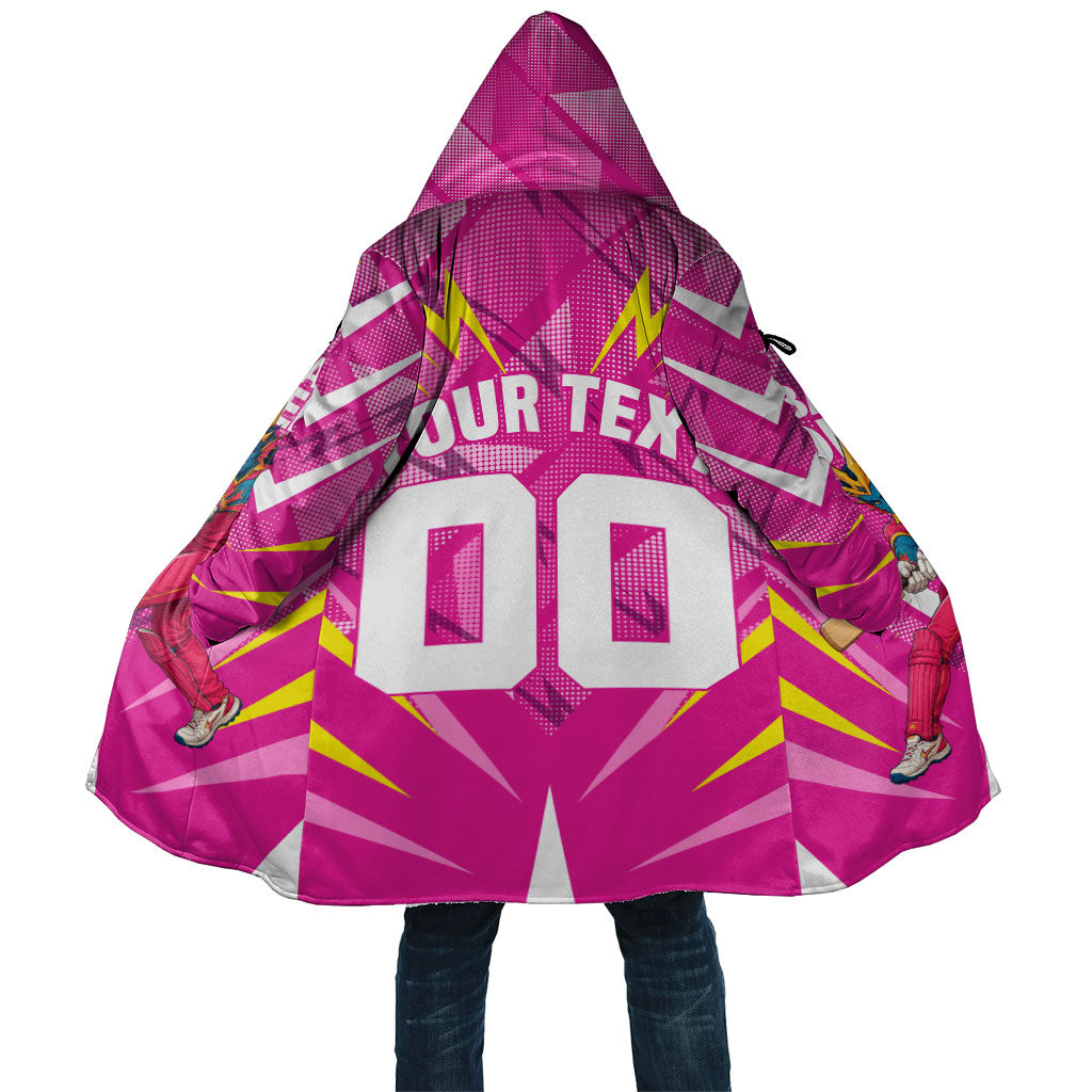Personalized Barbados Tridents Cloak Cricket Mascot Dynamic Anime Art