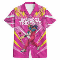 Personalized Barbados Tridents Hawaiian Shirt Cricket Mascot Dynamic Anime Art