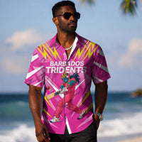 Personalized Barbados Tridents Hawaiian Shirt Cricket Mascot Dynamic Anime Art