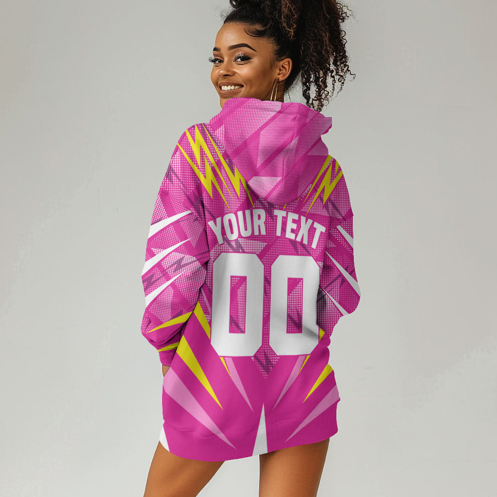 Personalized Barbados Tridents Hoodie Dress Cricket Mascot Dynamic Anime Art