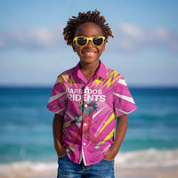 Personalized Barbados Tridents Kid Hawaiian Shirt Cricket Mascot Dynamic Anime Art