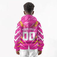 Personalized Barbados Tridents Kid Hoodie Cricket Mascot Dynamic Anime Art