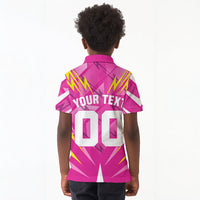 Personalized Barbados Tridents Kid Polo Shirt Cricket Mascot Dynamic Anime Art