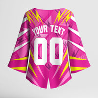 Personalized Barbados Tridents Kimono Sleeve Blouse Cricket Mascot Dynamic Anime Art