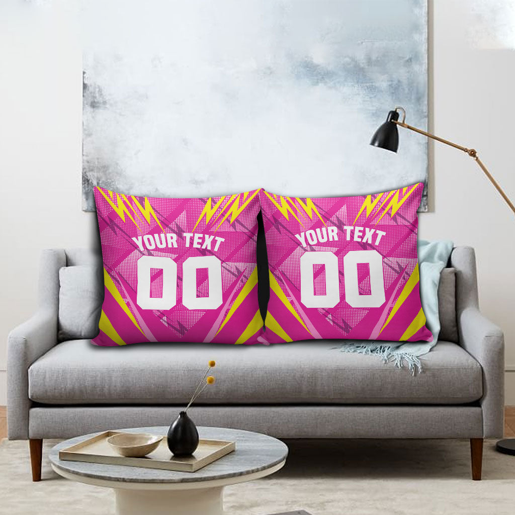 Personalized Barbados Tridents Pillow Cover Cricket Mascot Dynamic Anime Art