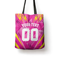 Personalized Barbados Tridents Tote Bag Cricket Mascot Dynamic Anime Art