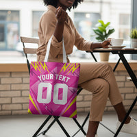 Personalized Barbados Tridents Tote Bag Cricket Mascot Dynamic Anime Art