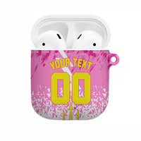 Personalized Barbados Tridents Cricket AirPods Case Trident Graphic Splash Pattern Caribbean Sport