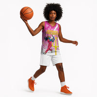 Personalized Barbados Tridents Cricket Basketball Jersey Trident Graphic Splash Pattern Caribbean Sport