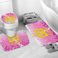 Personalized Barbados Tridents Cricket Bathroom Set Trident Graphic Splash Pattern Caribbean Sport