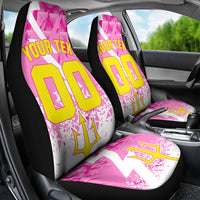 Personalized Barbados Tridents Cricket Car Seat Cover Trident Graphic Splash Pattern Caribbean Sport