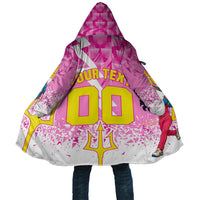 Personalized Barbados Tridents Cricket Cloak Trident Graphic Splash Pattern Caribbean Sport