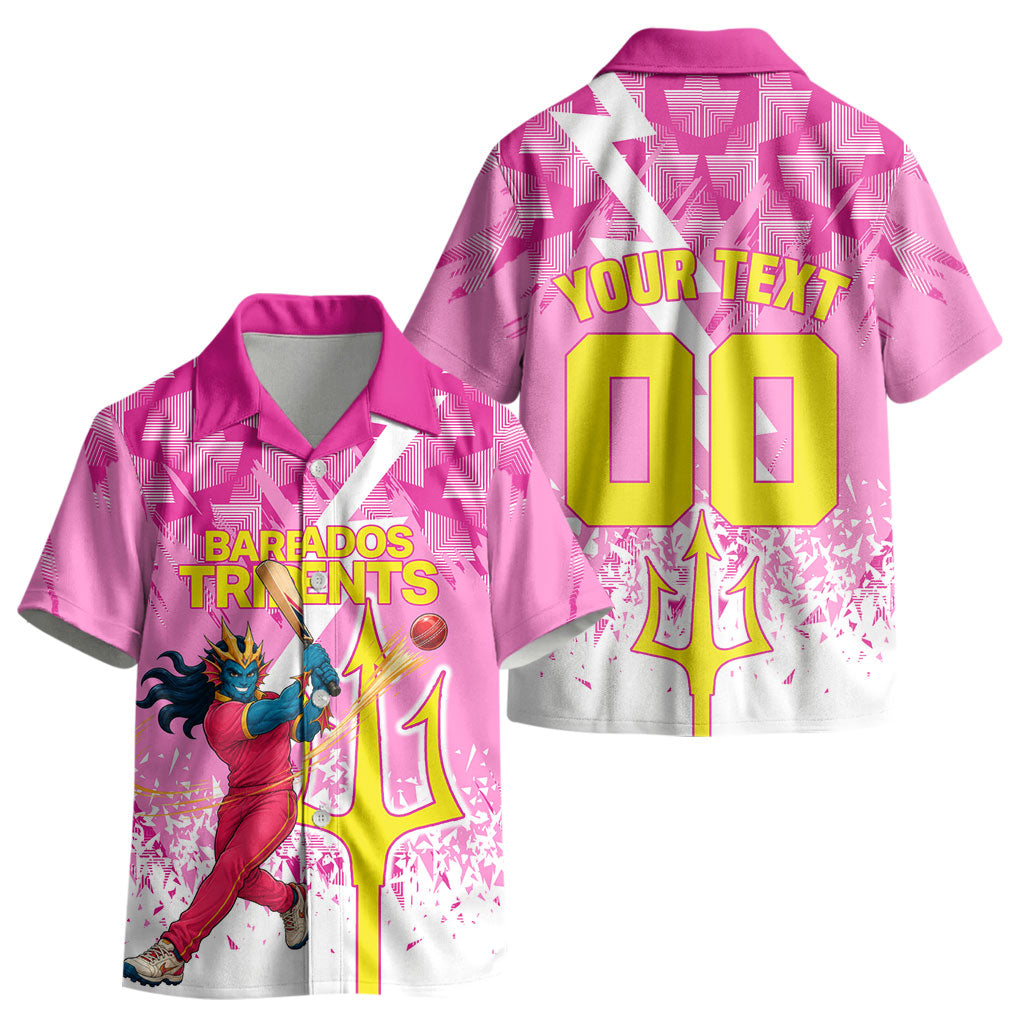 Personalized Barbados Tridents Cricket Kid Hawaiian Shirt Trident Graphic Splash Pattern Caribbean Sport