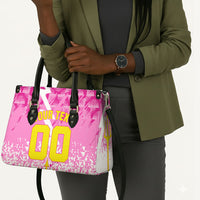 Personalized Barbados Tridents Cricket Leather Bag Trident Graphic Splash Pattern Caribbean Sport