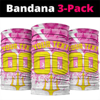 Personalized Barbados Tridents Cricket Neck Gaiter Trident Graphic Splash Pattern Caribbean Sport