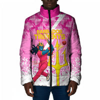 Personalized Barbados Tridents Cricket Padded Jacket Trident Graphic Splash Pattern Caribbean Sport
