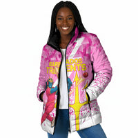 Personalized Barbados Tridents Cricket Padded Jacket Trident Graphic Splash Pattern Caribbean Sport