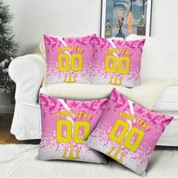 Personalized Barbados Tridents Cricket Pillow Cover Trident Graphic Splash Pattern Caribbean Sport