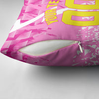 Personalized Barbados Tridents Cricket Pillow Cover Trident Graphic Splash Pattern Caribbean Sport