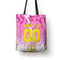 Personalized Barbados Tridents Cricket Tote Bag Trident Graphic Splash Pattern Caribbean Sport