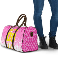 Personalized Barbados Tridents Cricket Travel Bag Trident Graphic Splash Pattern Caribbean Sport