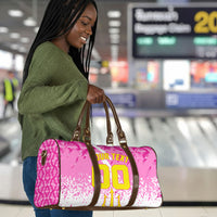 Personalized Barbados Tridents Cricket Travel Bag Trident Graphic Splash Pattern Caribbean Sport