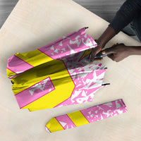 Personalized Barbados Tridents Cricket Umbrella Trident Graphic Splash Pattern Caribbean Sport