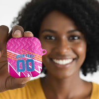 Personalized Barbados Cricket Tridents AirPods Case Graphic Geometric Dynamic Sports Mascot