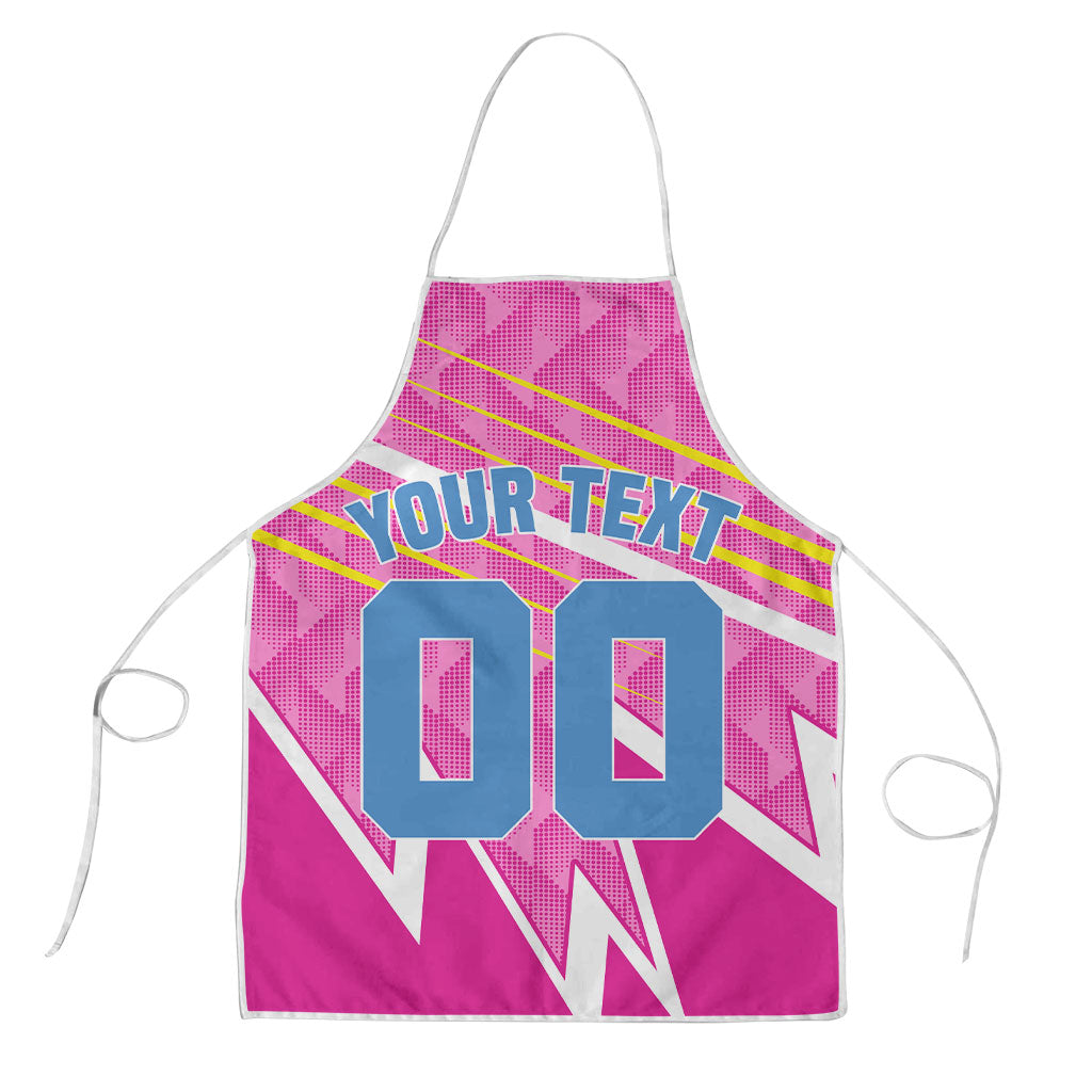 Personalized Barbados Cricket Tridents Apron Graphic Geometric Dynamic Sports Mascot