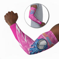 Personalized Barbados Cricket Tridents Arm Sleeves Graphic Geometric Dynamic Sports Mascot