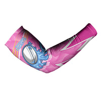 Personalized Barbados Cricket Tridents Arm Sleeves Graphic Geometric Dynamic Sports Mascot
